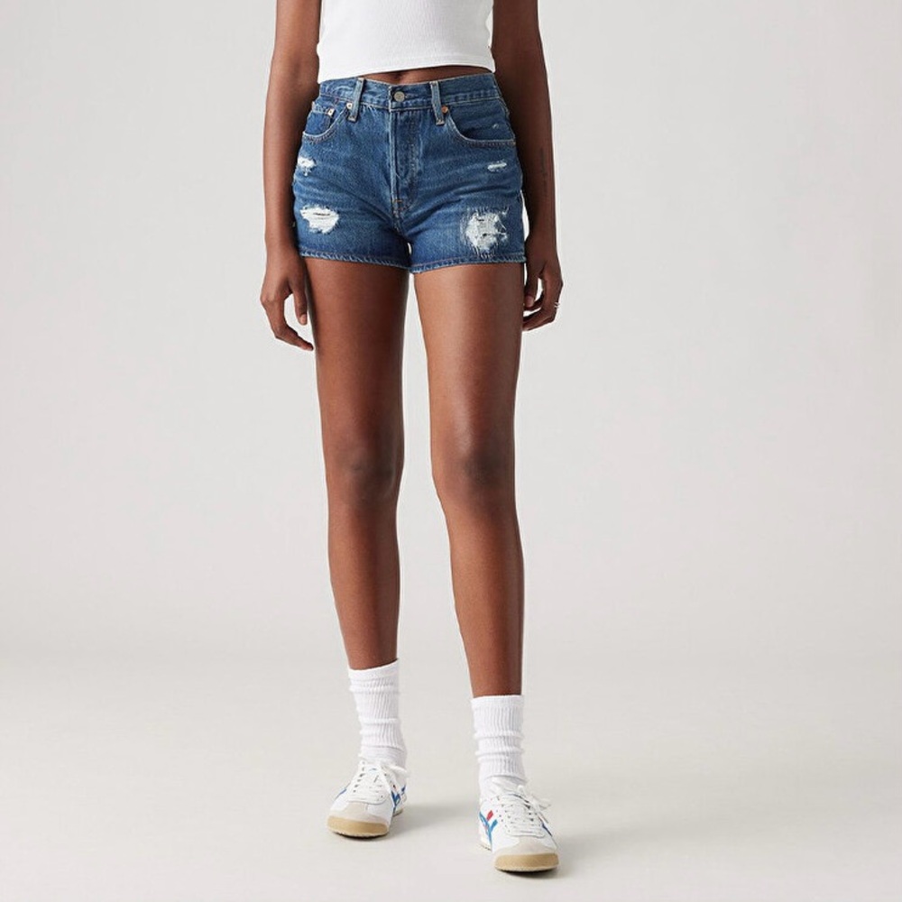Levi's 501 W24 (US 0/00) Premium Denim Shorts Women’s Distressed 56327-0312